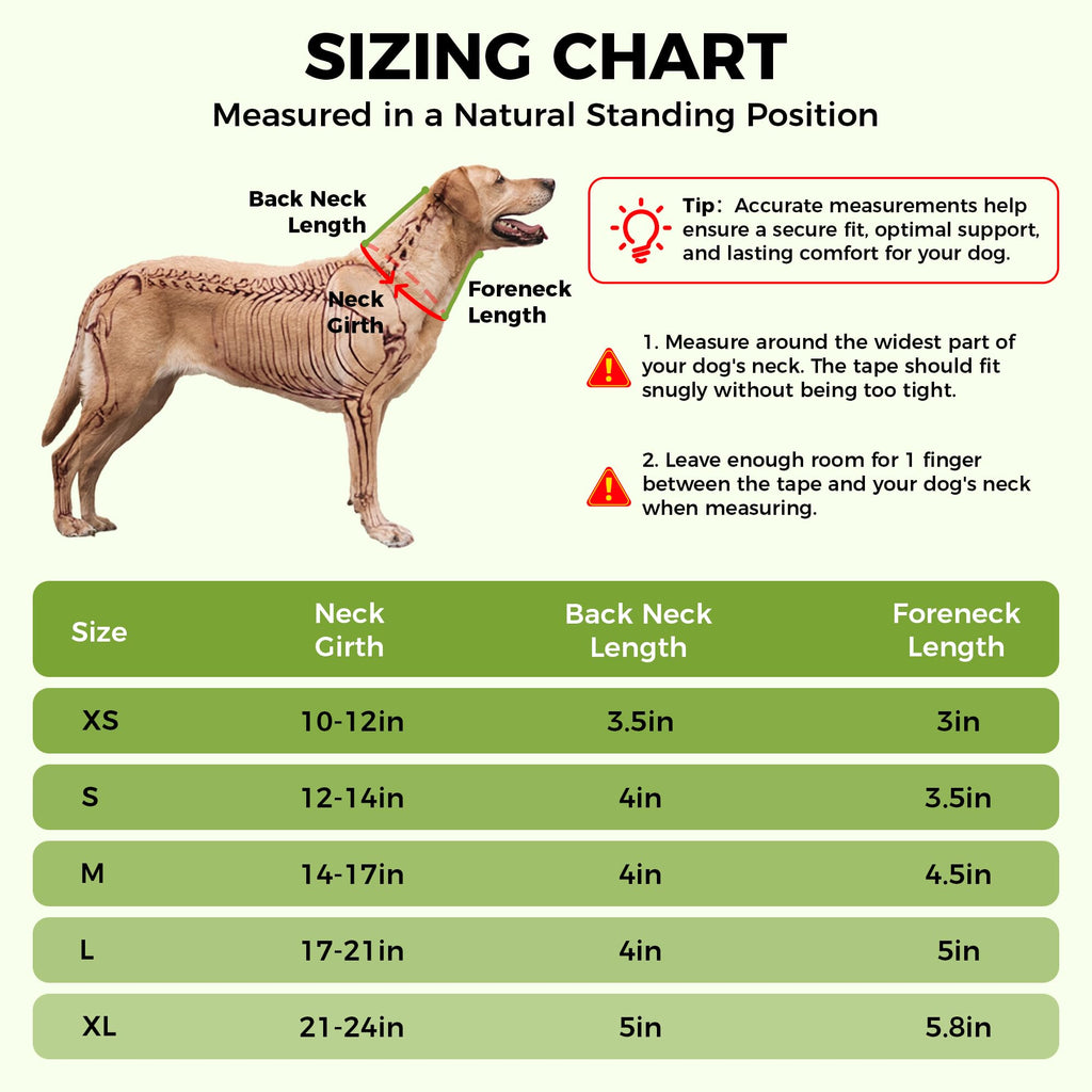 Dog Neck Support Brace for Large Breeds, Cervical Recovery Collar