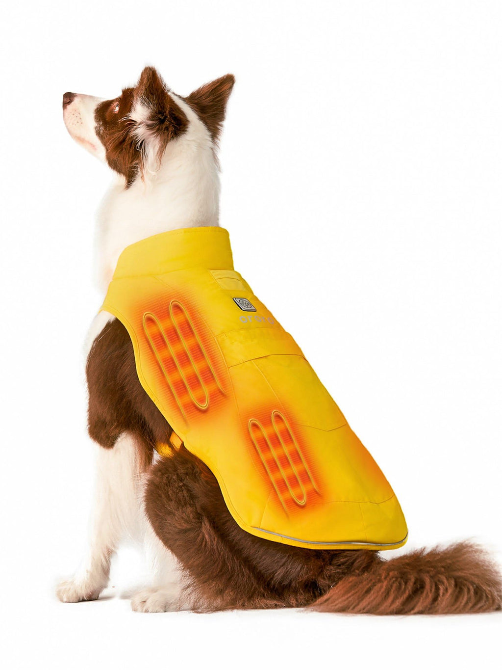 Heated Dog Vest with Battery & Reflective Strips, 4 Heating Zones