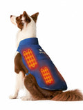 Heated Dog Vest with Battery & Reflective Strips, 4 Heating Zones