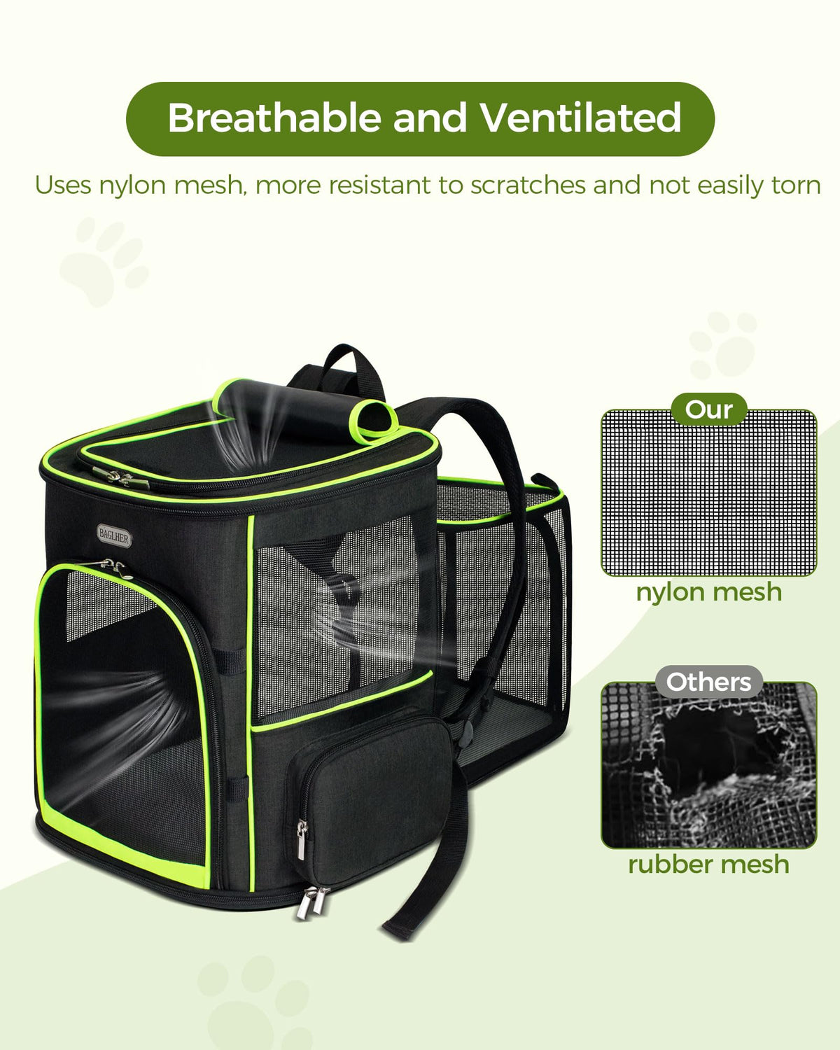 Airline Approved Pet Travel Backpack for Small & Medium Cats and Dogs