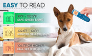 Non-Contact Pet Thermometer for Dogs & Cats with Digital Display