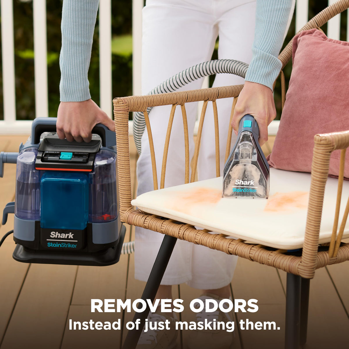 Portable Carpet & Upholstery Cleaner for Stain & Odor Removal