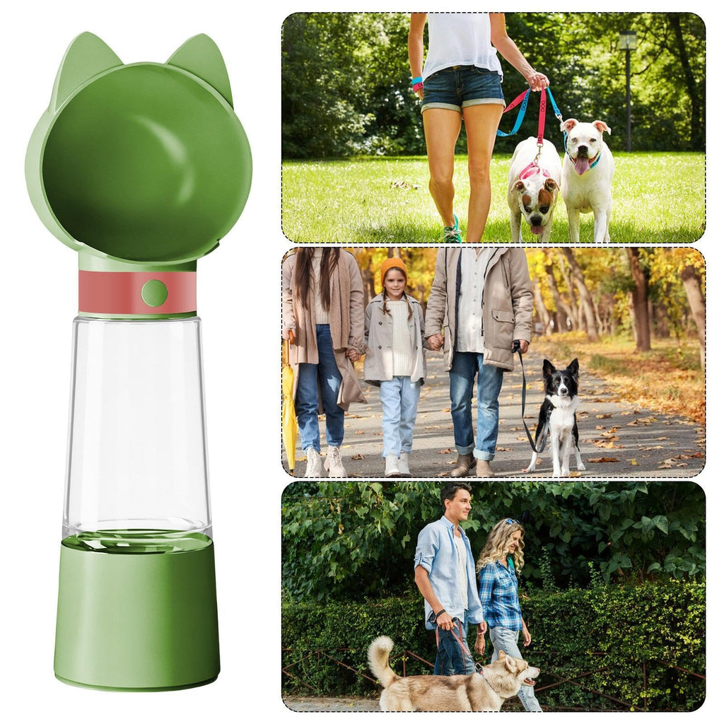 Dog Water Bottle 2-in-1 Leak Proof Portable Drinking Tools
