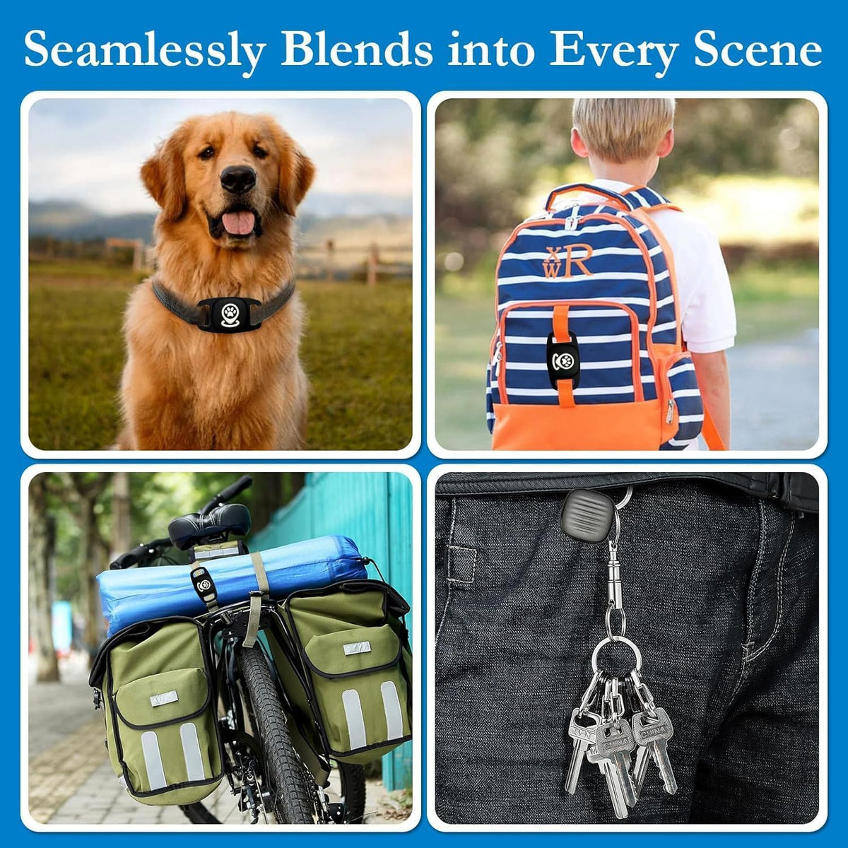 Smart Pet Tracker for Dogs with Find My Support, No Monthly Fee