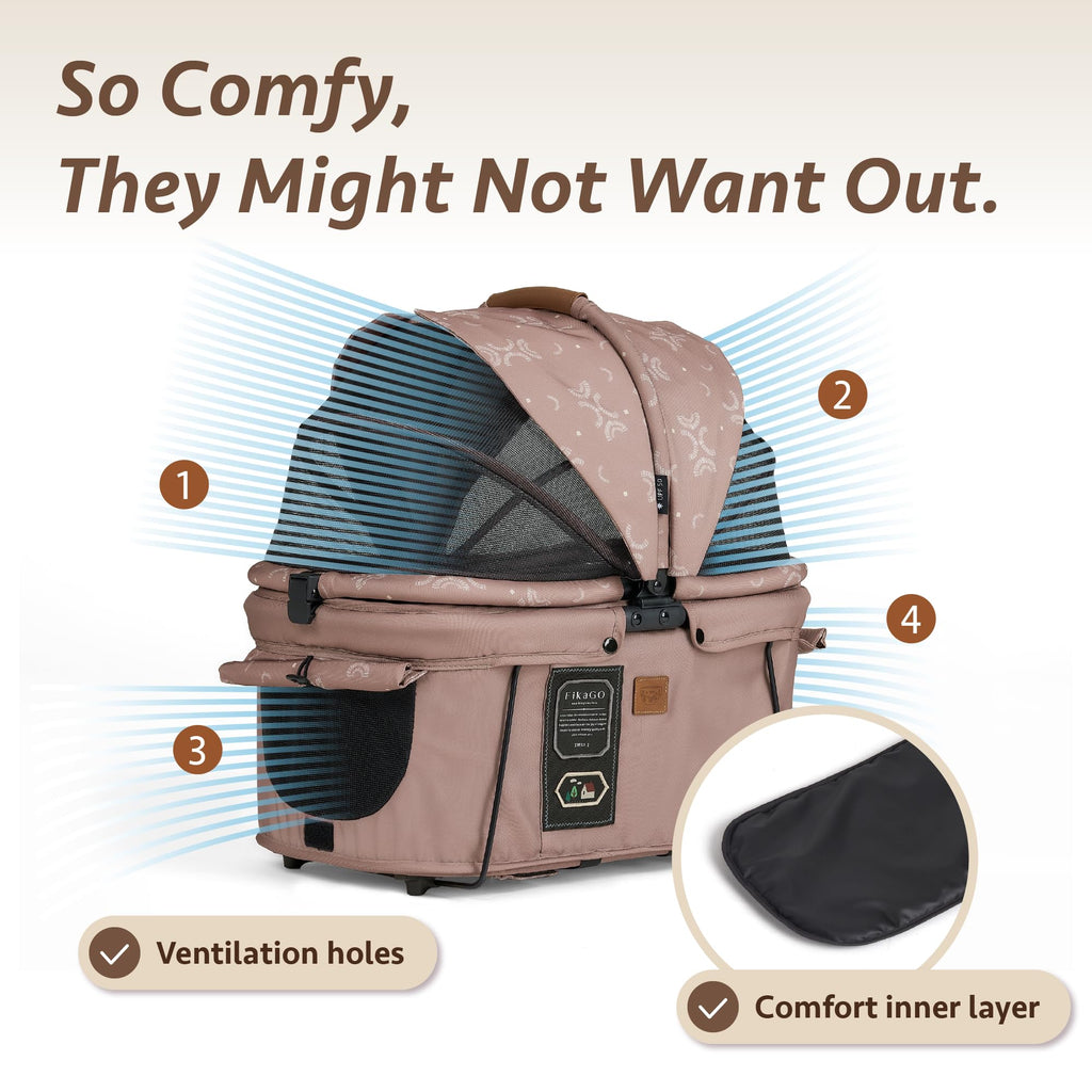 Small & Medium Dog Car Seat & Carrier Booster Seat