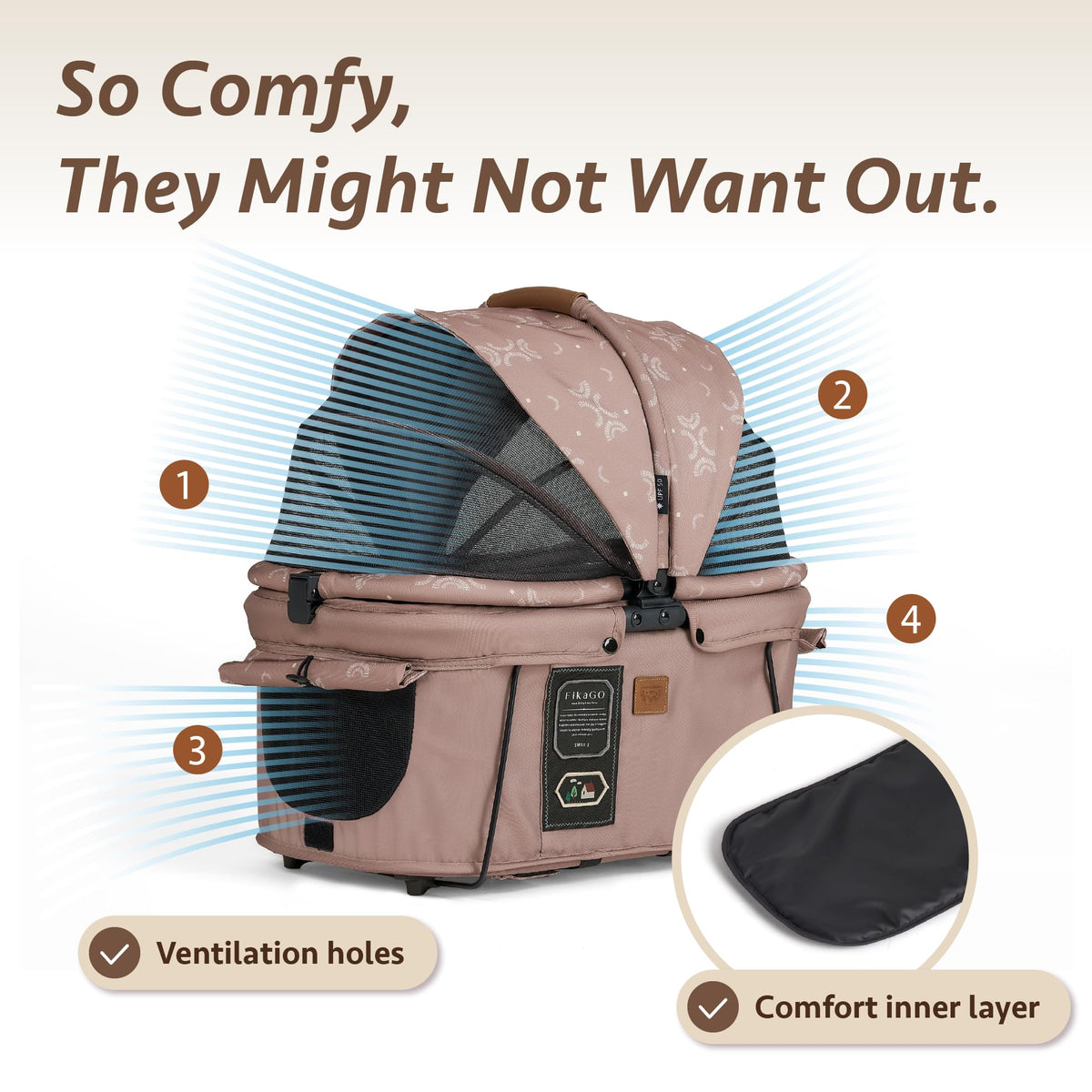 Small & Medium Dog Car Seat & Carrier Booster Seat