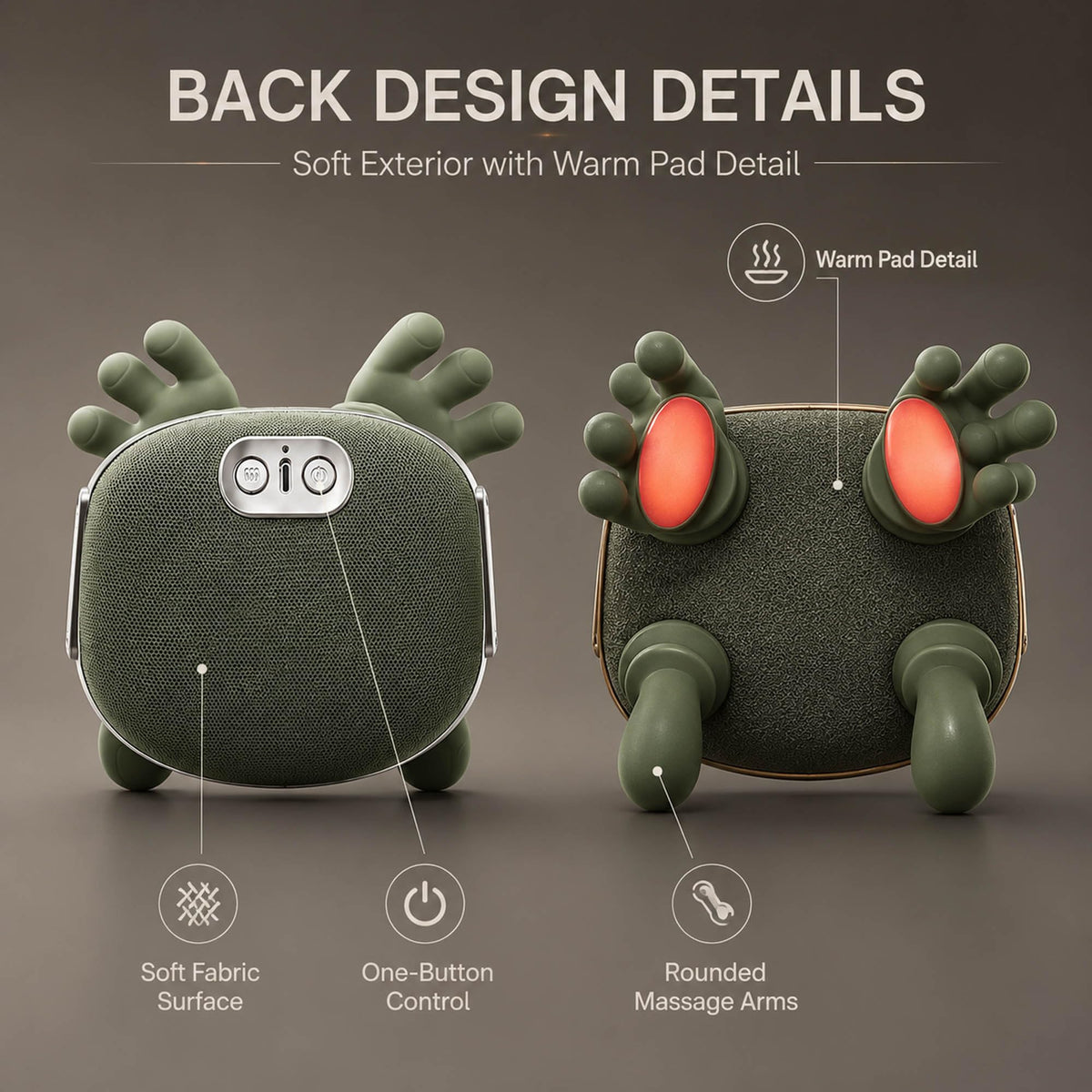 Heated Dog Neck & Shoulder Massager with USB Charging