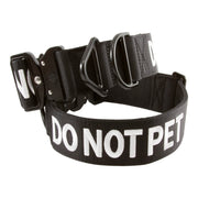 2-Inch Nylon Dog Collar with Neoprene Padding & Safety Message