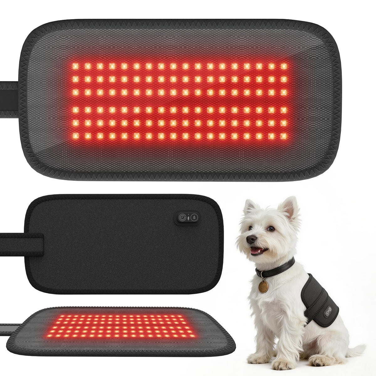 Red Light Therapy Belt for Dogs, Portable Joint Relief Wrap